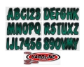 Picture of Hardline Boat Lettering Registration Kit 3 in. - 200 Forest Green/Black