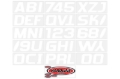 Picture of Hardline Boat Lettering Registration Kit 3 in. - 700 Solid White