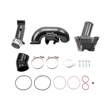 Picture of Wehrli 06-07 Chevrolet Duramax LBZ 3in. Y-Bridge Kit - Candy Red