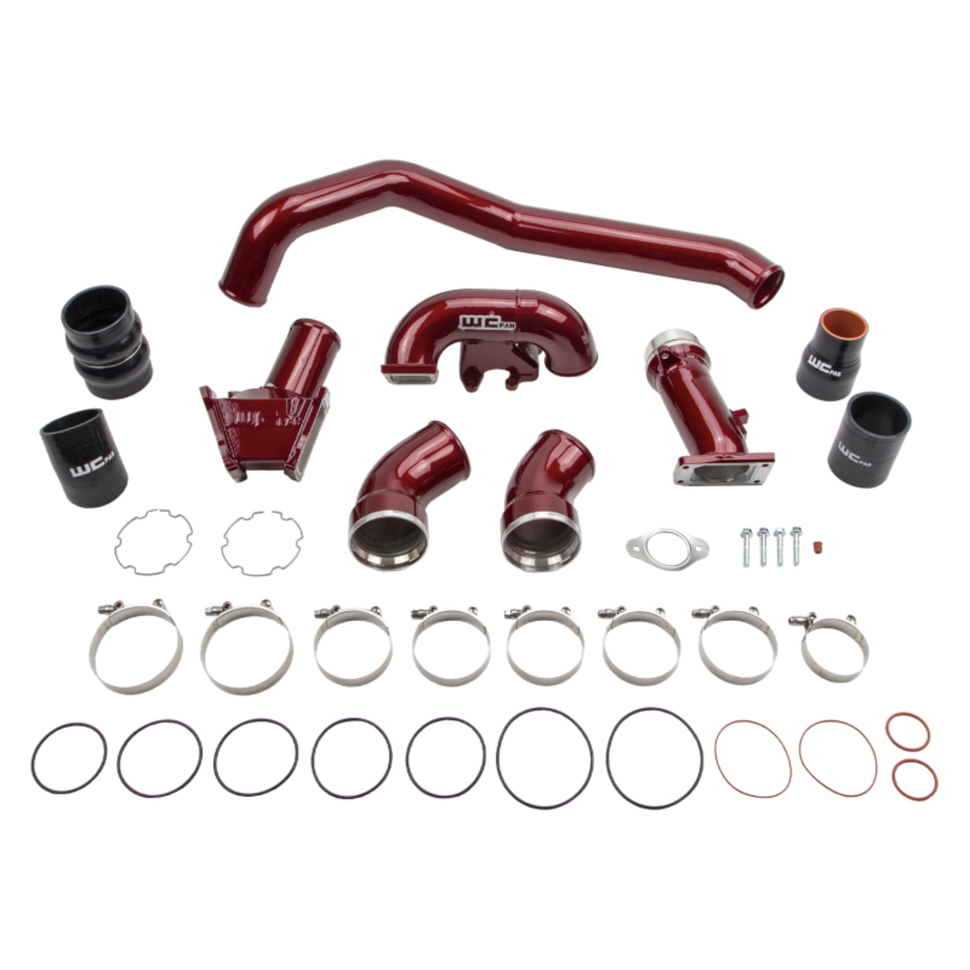 Picture of Wehrli 06-07 Chevrolet Duramax LBZ Stage 1 High Flow Bundle Kit - Bronze Chrome