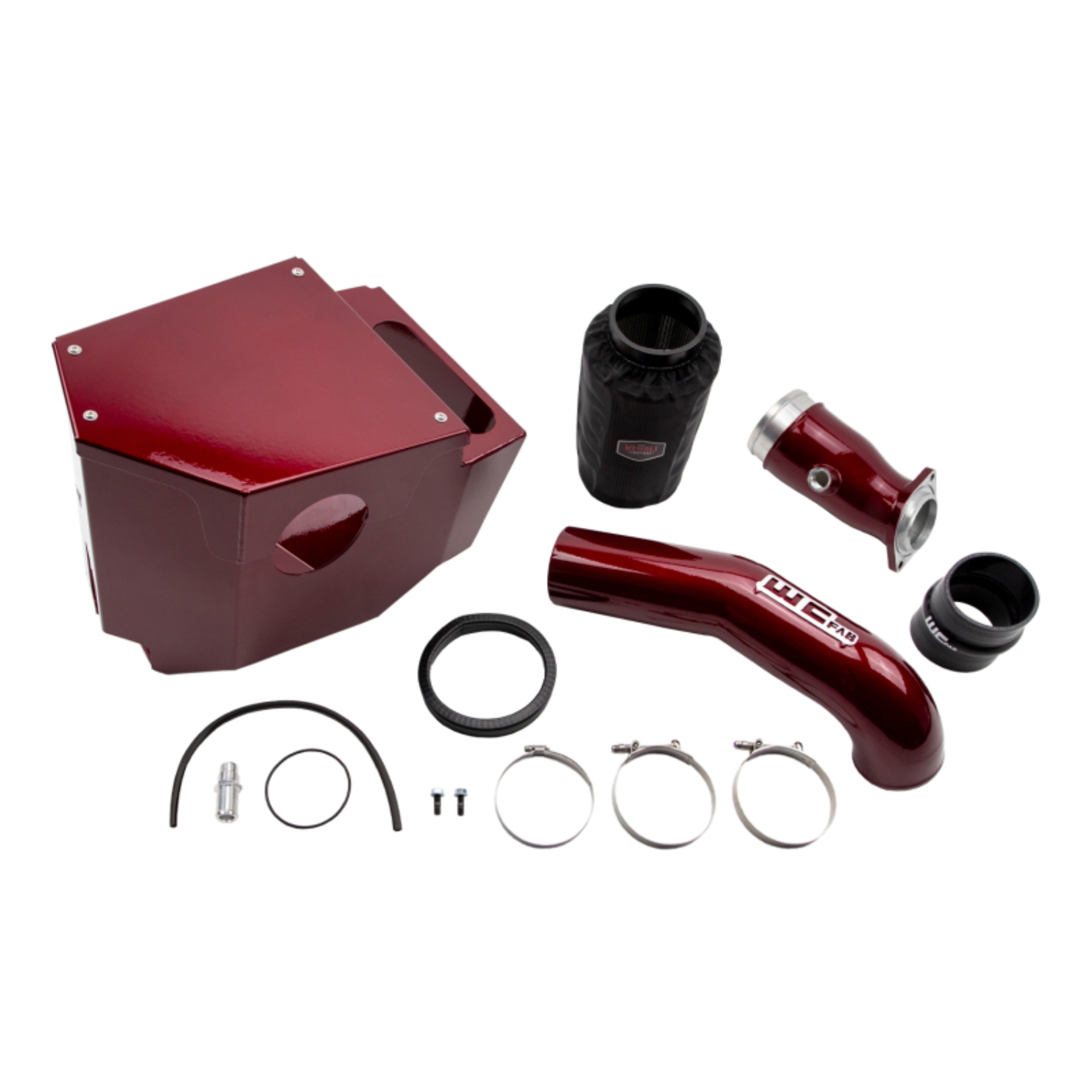 Picture of Wehrli 20-24 Duramax L5P 4in. Stage 2 Intake Kit - Bronze Chrome