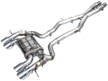 Picture of AWE Tuning 23-24 BMW G87 M2 SwitchPath Edition Exhaust - Chrome Silver Tips