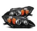 Picture of AlphaRex 99-09 Honda S2000 LUXX-Series Projector LED Headlights - Black