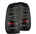 Picture of AlphaRex 97-03 Ford F150 / 99-16 Ford F250/F350/F450/F550 LUXX-Series LED Tail Lights - Alpha-Black