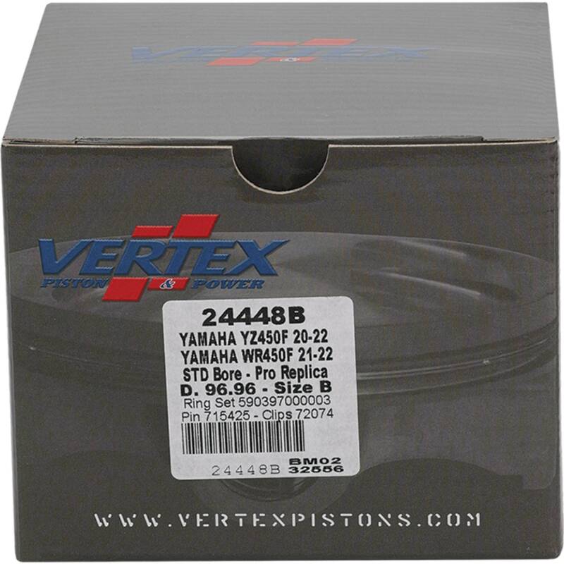 Picture of Vertex Piston 21-23 Yamaha WR 450 F 450cc Forged Replica Piston Kit
