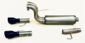 Picture of Gibson 2024 Ford F150 5.0L Black Elite Stainless Steel Split Rear Exhaust