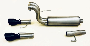 Picture of Gibson 2024 Ford F150 5.0L Black Elite Stainless Steel Split Rear Exhaust