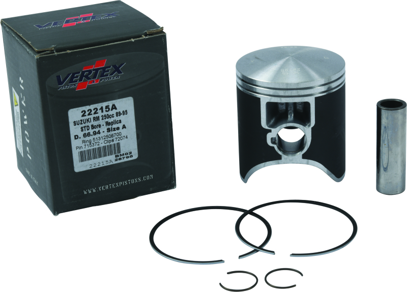 Picture of Vertex Piston 89-95 Suzuki RM 250 250cc Cast Replica Piston Kit
