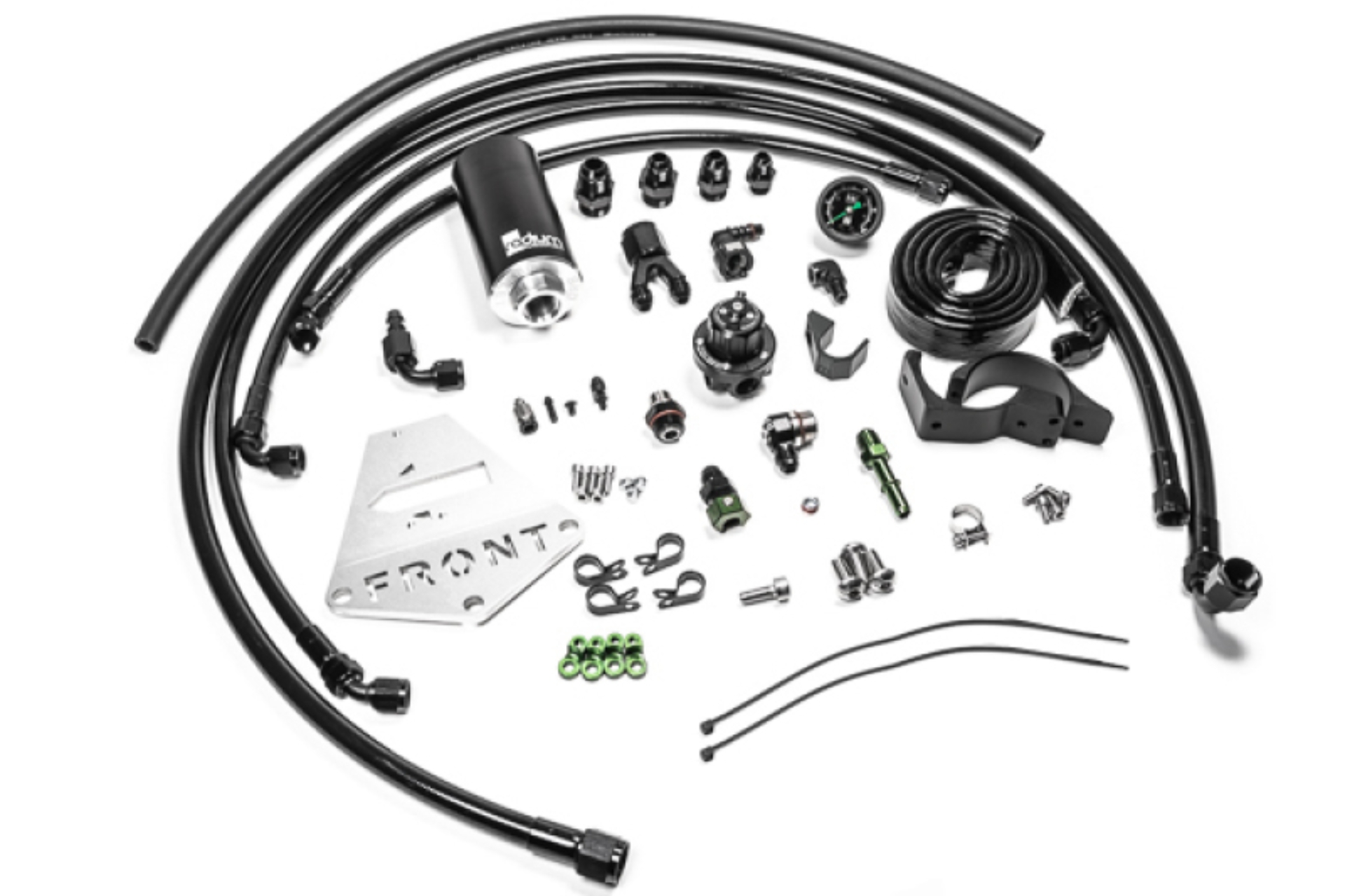 Picture of Radium Engineering 10-15 Chevy Camaro LS3/LS7/L99 Fuel Hanger Plumbing Kit - Microglass Filter