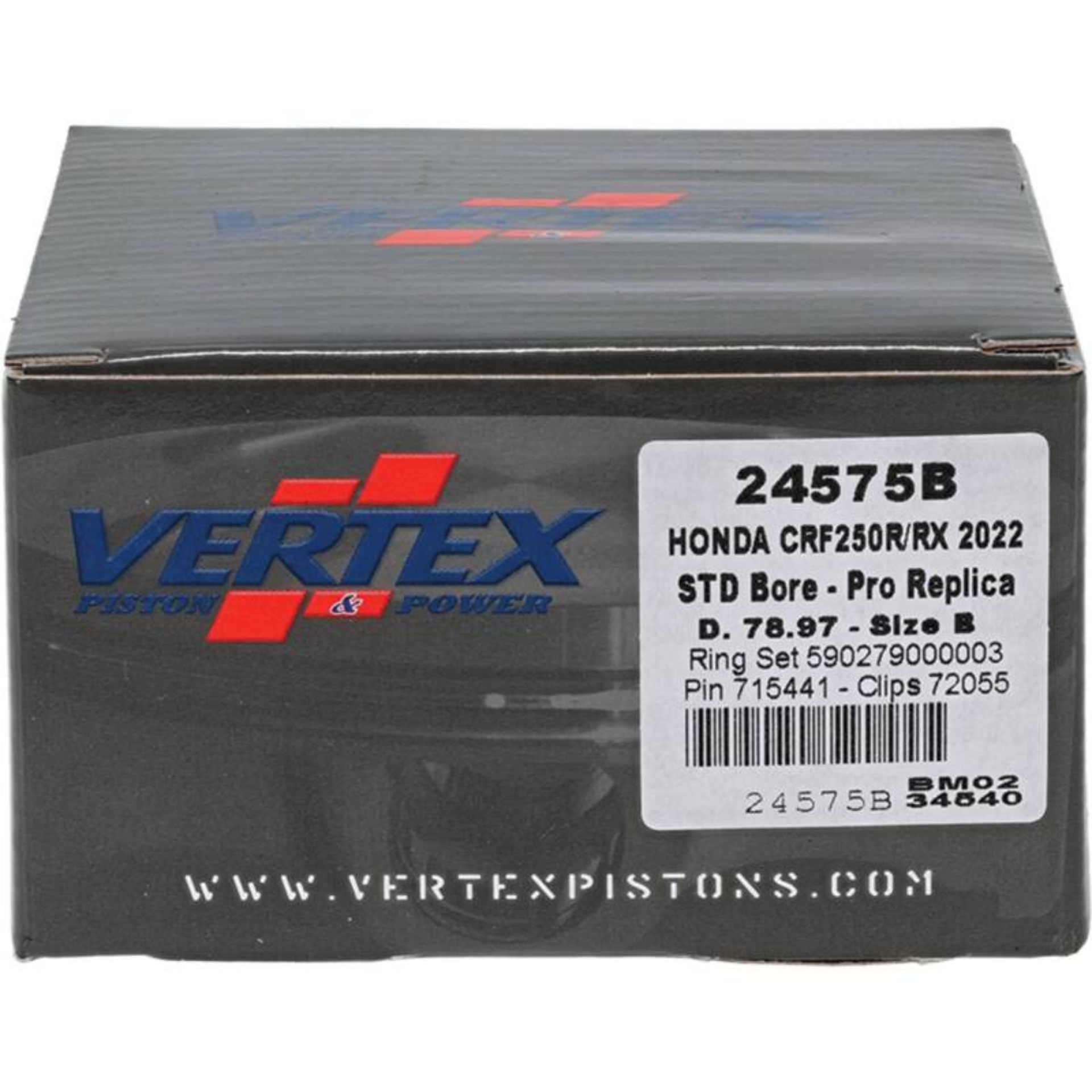 Picture of Vertex Piston 22-24 Honda CRF 250 R 250cc Forged Replica Piston Kit