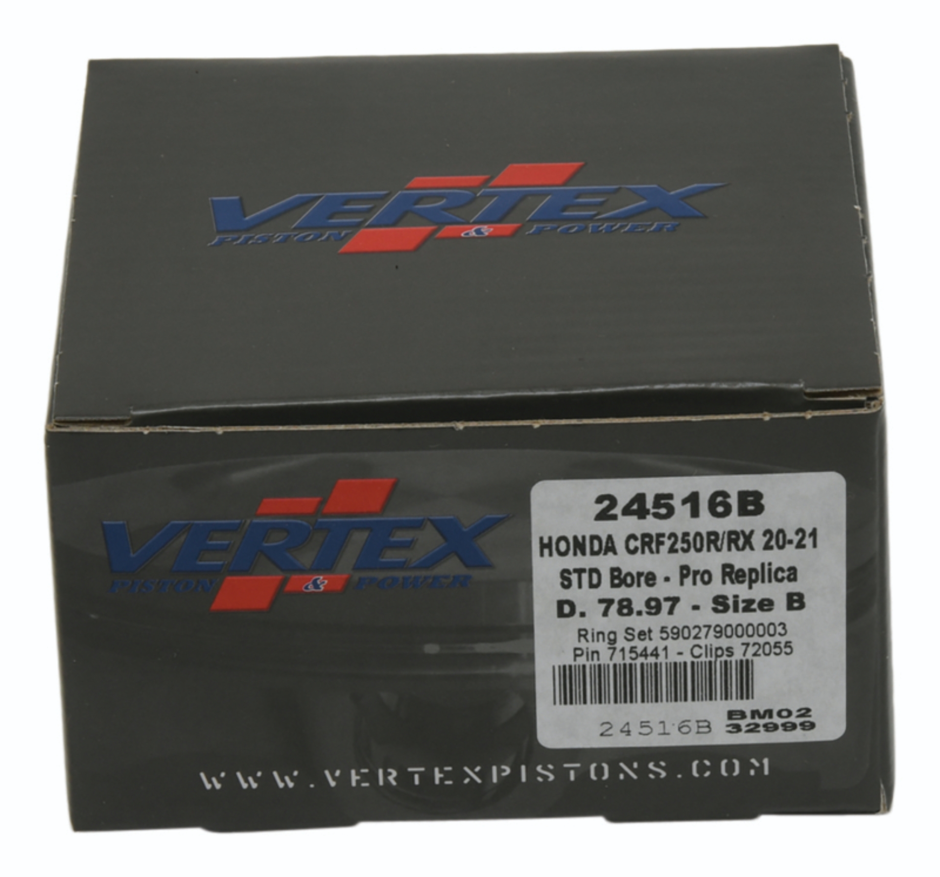 Picture of Vertex Piston 20-21 Honda CRF 250 R 250cc Forged Replica Piston Kit