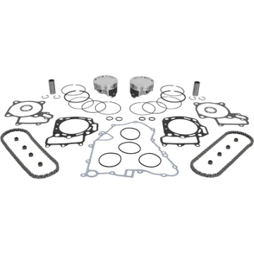 Picture of Vertex Piston 08-13 Kawasaki KRF 750 Teryx 4x4 750cc Replica Top End Piston Kit; 8.8:1 Kit