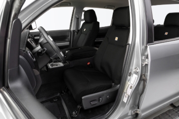 Picture of Covercraft 22-24 Chevrolet Silverado Carhartt PrecisionFit Custom Front Row Seat Covers - Blk