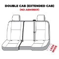 Picture of Covercraft 14-18 Chevrolet Silverado Polycotton SeatSaver Custom Second Row Seat Covers - Grey