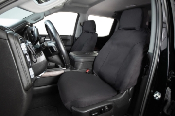 Picture of Covercraft 21-23 Honda HR-V Polycotton SeatSaver Custom Front Row Seat Covers - Charcoal