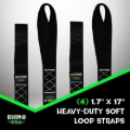 Picture of Rhino USA Soft Loops Motorcycle Tie-Down Set 4-Pack Black