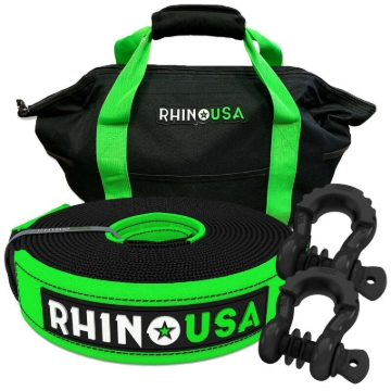Picture of Rhino USA 20Ft Tow Strap/Shackles Combo