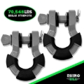 Picture of Rhino USA 8T Super Shackle 2-Pack (Gray)