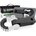 Picture of Rhino USA Shackle Hitch Receiver W/ D-Ring (White)