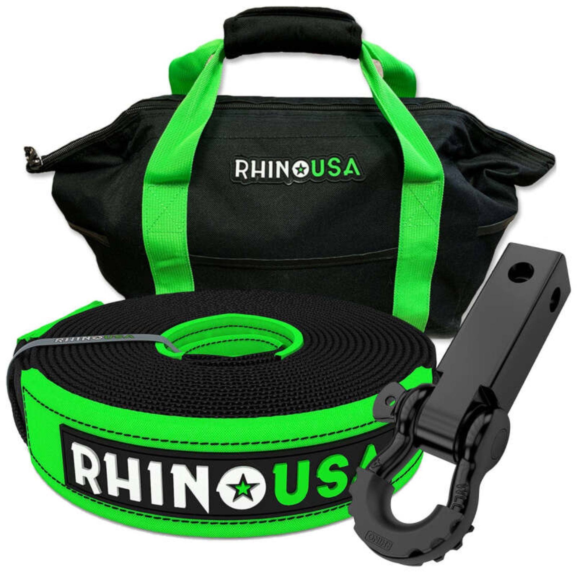 Picture of Rhino USA 20Ft Tow Strap/Hitch Combo