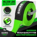 Picture of Rhino USA Recovery Tow Strap 4Inx30Ft (Green)
