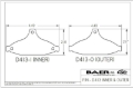 Picture of Baer Brakes BAE Claw Brake Pads Rear - D0413R