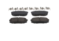 Picture of Baer Brakes BAE Claw Brake Pads - D1304