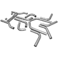 Picture of Flowmaster FLO Universal Fit Dual Exhaust Kit Steel Tubing - 15936