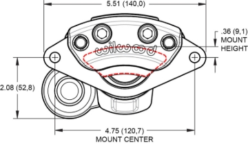 Picture of Wilwood WIL Parking Brake Caliper - 120-18227