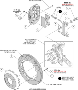Picture of Wilwood WIL Custom Big Brake Kits Front - 140-18301-DR