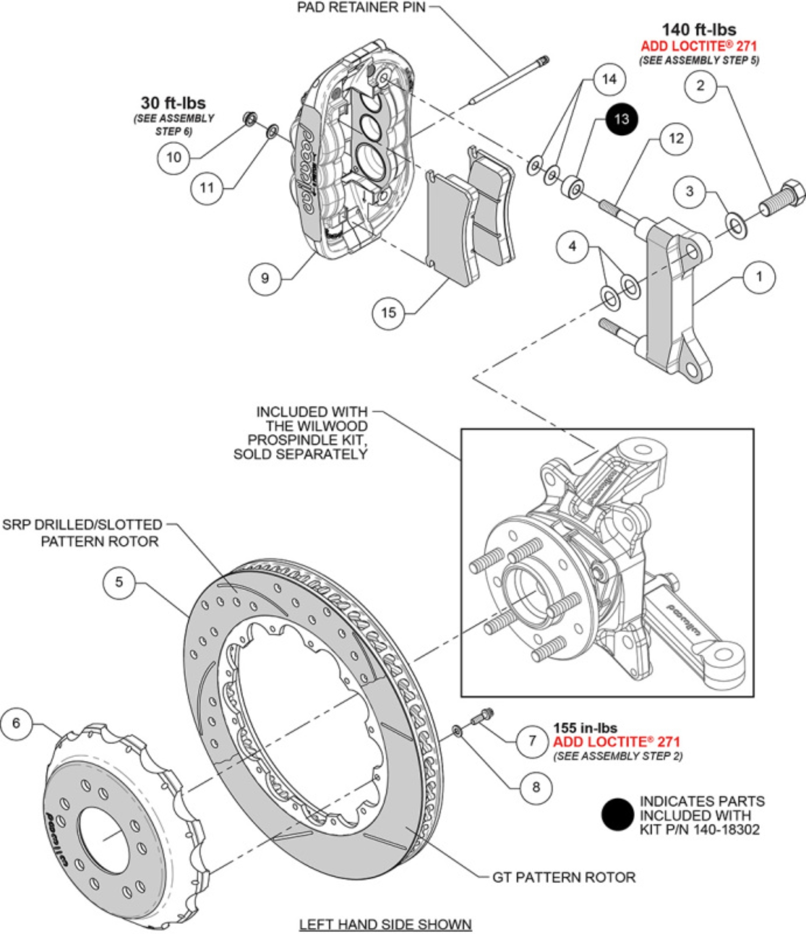 Picture of Wilwood WIL Custom Big Brake Kits Front - 140-18302-DR