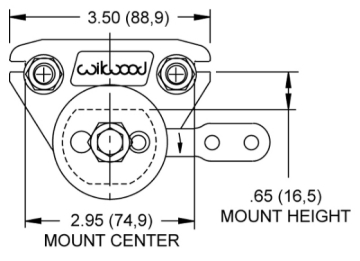Picture of Wilwood WIL Mechanical Caliper Brake Calipers - 120-2281-P