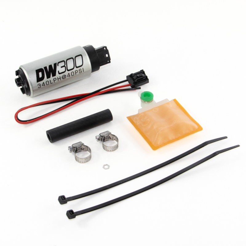 Picture of DeatschWerks DW DW300 Fuel Pumps w/Kits - 9-301-0883