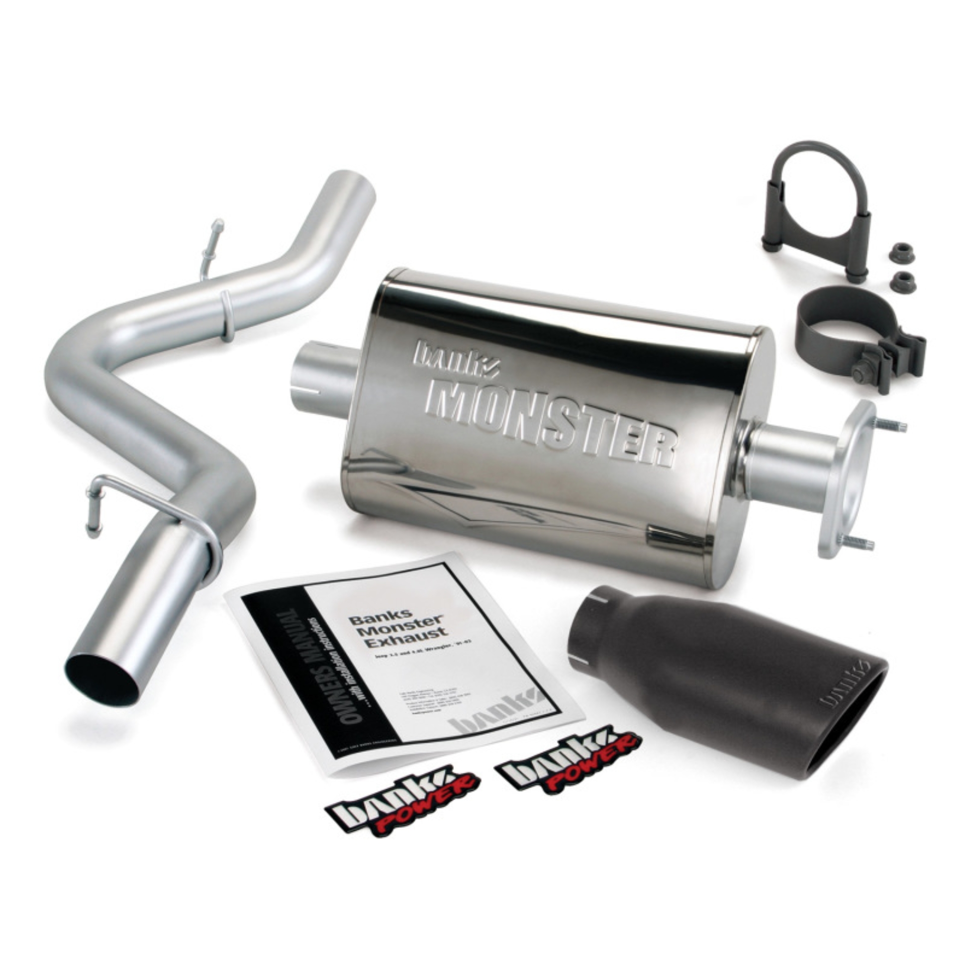Picture of Banks Power GBE Monster Exhaust Chrome Tip Catback - 51313-B