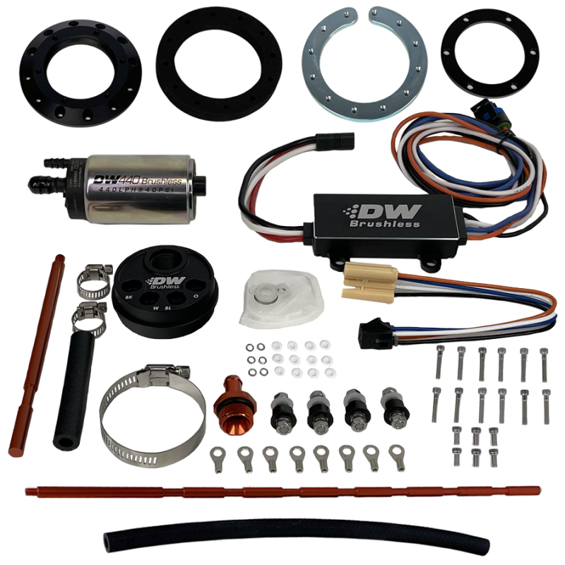 Picture of DeatschWerks DW DW400 Fuel Pump w/Kit - 9-441-C102-5008