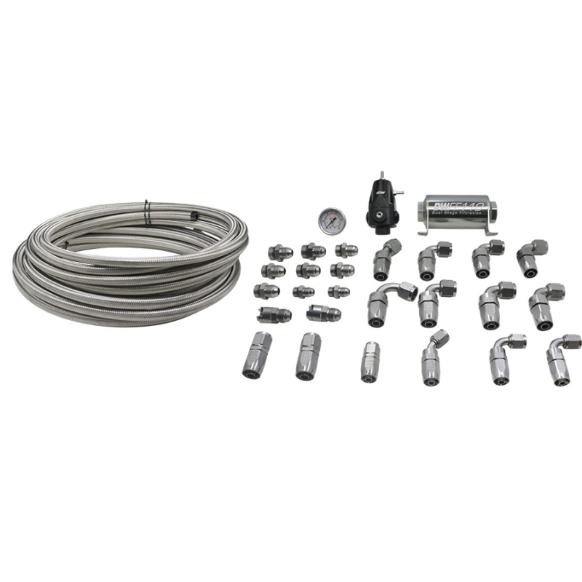 Picture of DeatschWerks DW X2 Plumbing Kit Fuel Pumps - 6-614