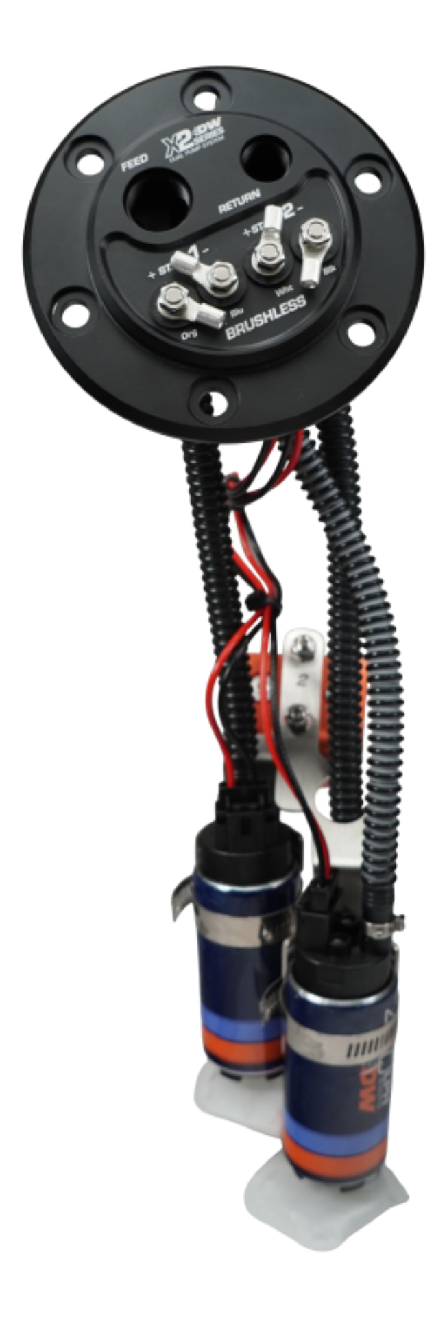 Picture of DeatschWerks X2 Pump Hanger w/ Dual DW420 for 92-00 Honda Civic