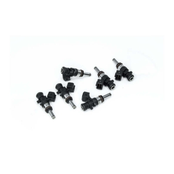Picture of DeatschWerks Bosch EV14 Universal 40mm Compact Matched Set of 6 Injectors 500cc (Extended Nozzle)