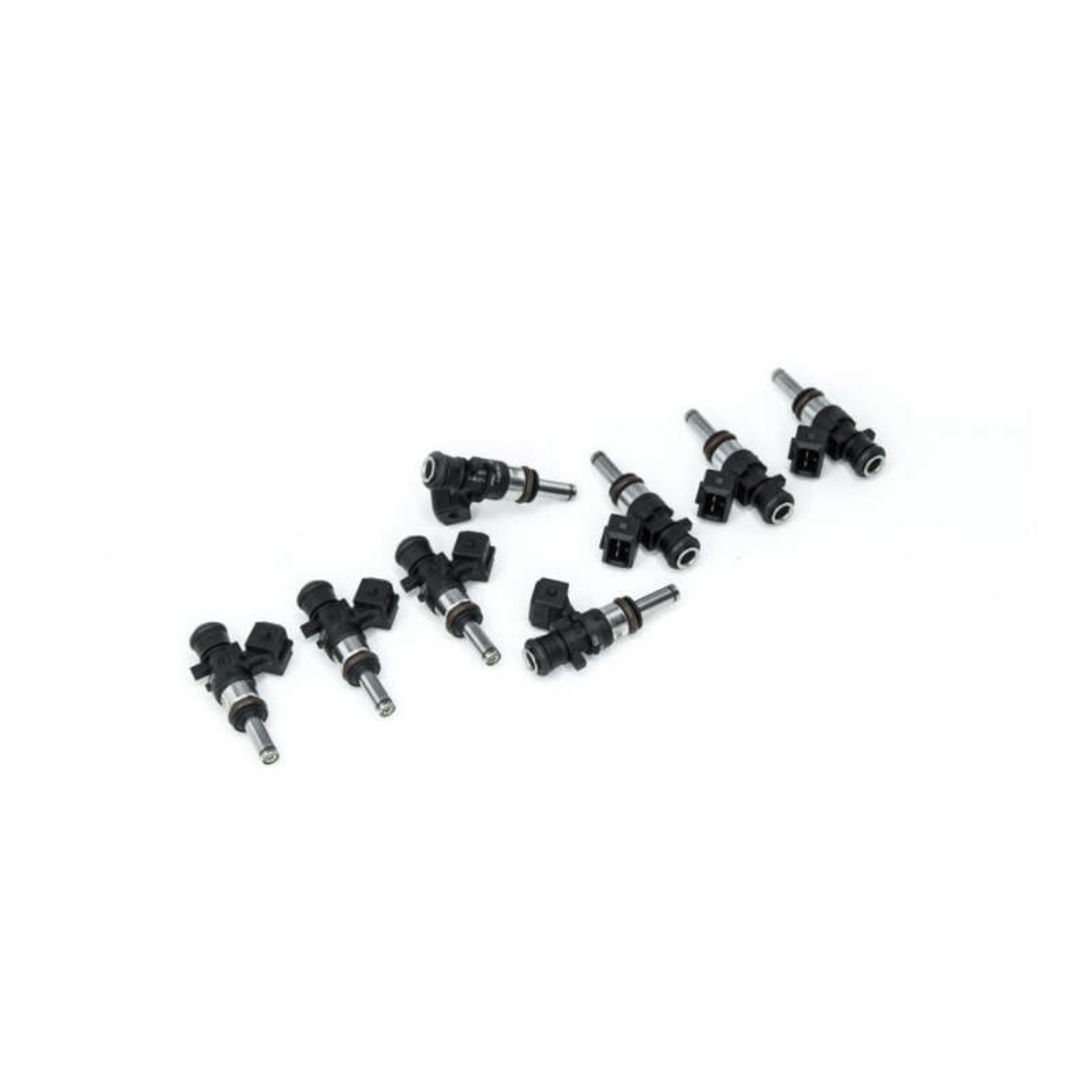 Picture of DeatschWerks Bosch EV14 Universal 40mm Compact Matched Set of 8 Injectors 1250cc (Extended Nozzle)