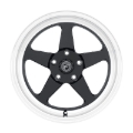 Picture of Forgestar D5 Drag 18x5 / 5x120.65 BS / ET-10 / 2.6 Gloss BLK / Diamond Lip 78.1 Bore