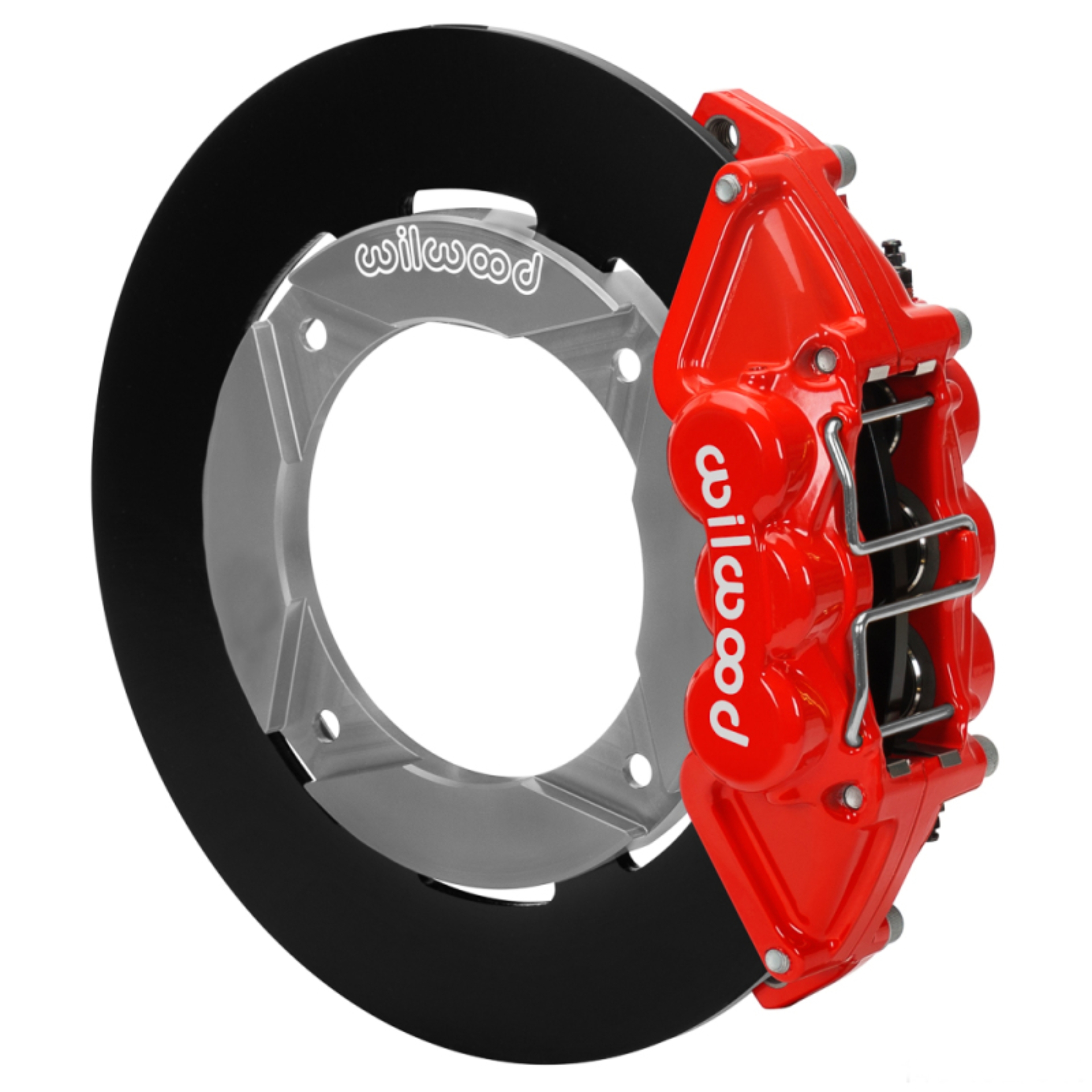 Picture of Wilwood 2020+ Polaris RZR Pro UTV6 Rear Kit 11.25in - Red Calipers/Blank Rotors