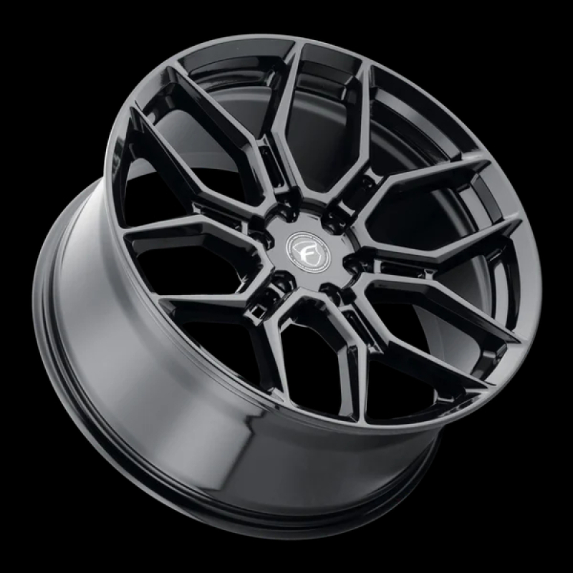 Picture of Forgestar X12 24x10 / 6x139.7 BP / ET30 / 6.68 BS Gloss Black Wheel