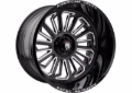 Picture of American Truxx AT1916 Butcher 22x12 / 8x170 BP / -51mm Offset / 125.2mm Hub Gloss Black Milled Wheel
