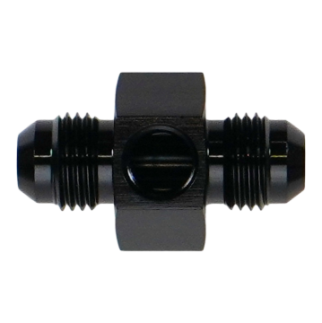 Picture of DeatschWerks 6AN Male Flare Gauge Adapter with 1/8in NPT Gauge Port