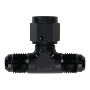 Picture of DeatschWerks 6AN Male Flare to Female Flare Swivel Tee on 90