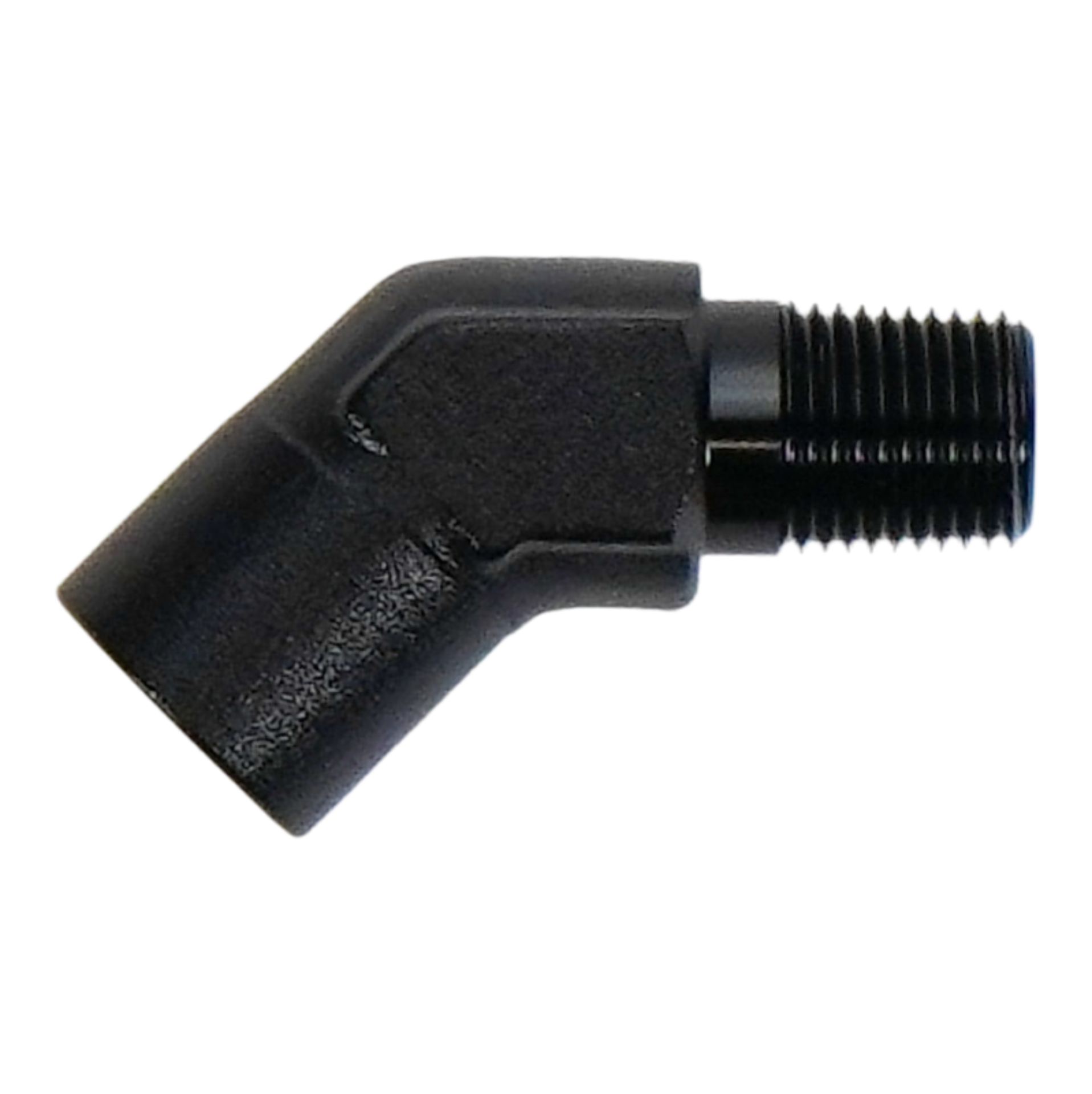 Picture of DeatschWerks 1/8in NPT Female to 1/8in NPT Male 45-Degree Fitting