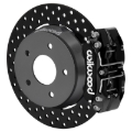 Picture of Wilwood 22-24 Polaris RZR Turbo/ Pro R 5-Lug Rear Big Brake Kit - Drilled Rotors Black Powder Coat