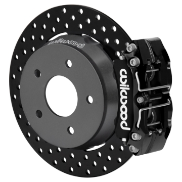 Picture of Wilwood 22-24 Polaris RZR Turbo/ Pro R 5-Lug Rear Big Brake Kit - Drilled Rotors Black Powder Coat