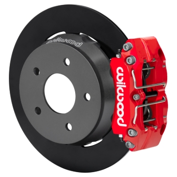Picture of Wilwood 22-24 Polaris RZR Turbo/ Pro R 5-Lug Rear Big Brake Kit - Red