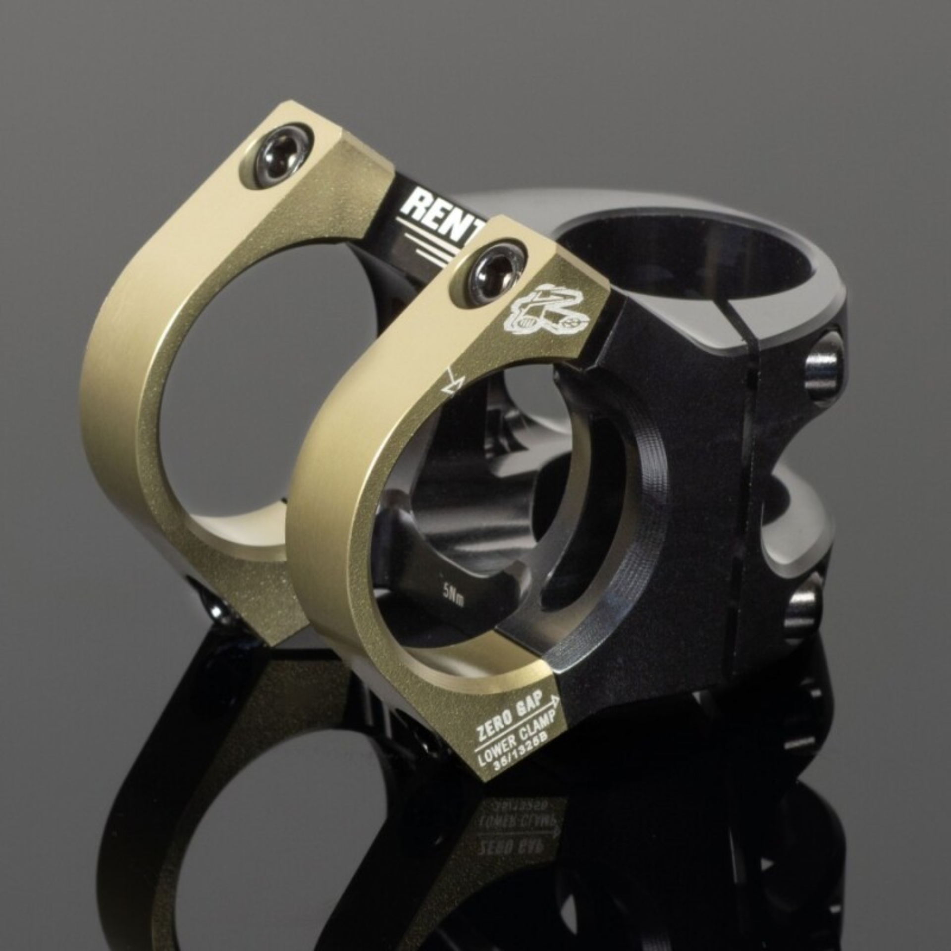 Picture of Renthal REN Cycle Apex 35 Stem Triple Clamp / Trees - STM127-02-005-01